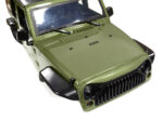 Realistic JW10-S Hard Plastic Body Kit for 1/10 Crawler WB=313mm (Matte Green) - Image 3