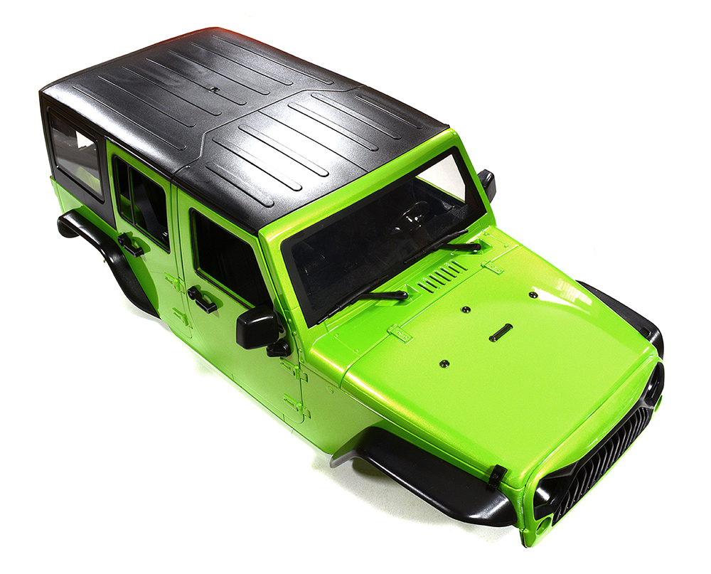 C29840GREEN Realistic JW10-S Hard Plastic Body Kit for 1/10 Scale Off-Road Crawler WB=313mm - Image 1