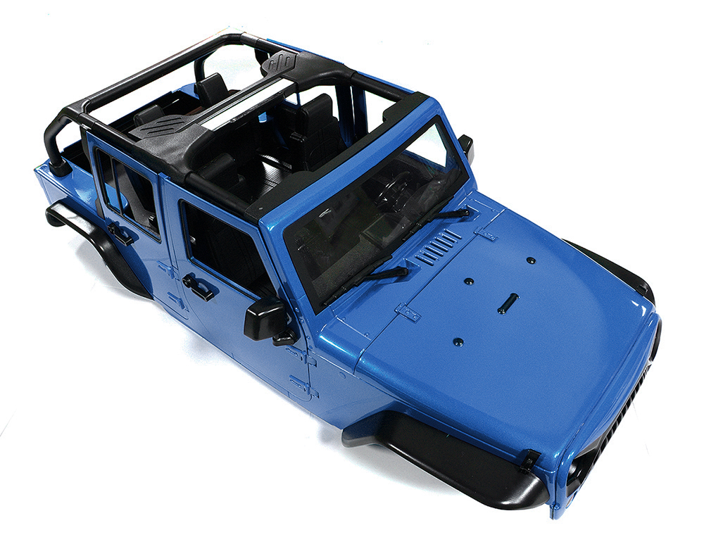 C29847BLUE Realistic JW10-C Hard Plastic Body Kit for 1/10 Scale Off-Road Crawler WB=313mm - Image 1