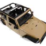 Realistic JW10-C Hard Plastic Body Kit for 1/10 Crawler WB=313mm (Matte Brown)
