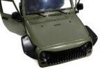 Realistic JW10-C Hard Plastic Body Kit for 1/10 Crawler WB=313mm (Matte Green) - Image 2