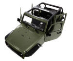 Realistic JW10-C Hard Plastic Body Kit for 1/10 Crawler WB=313mm (Matte Green) - Image 4