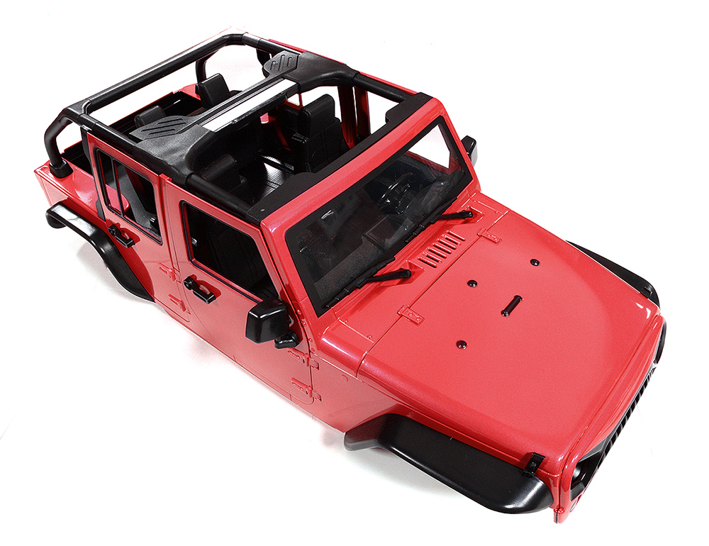 C29847RED Realistic JW10-C Hard Plastic Body Kit for 1/10 Scale Off-Road Crawler WB=313mm - Image 1