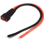 T-Style Type Plug Female Connector w/ 180mm Wires