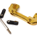 Brass Alloy Front Bumper Mount w/ Steering Servo Mount for Axial 1/10 SCX10 III