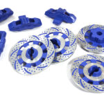 Realistic Scale Alloy Brake Disc Set for Traxxas 1/7 Unlimited Desert Racer 8569