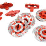 Realistic Scale Alloy Brake Disc Set for Traxxas 1/7 Unlimited Desert Racer 8569