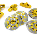 Realistic Scale Alloy Brake Disc Set for Traxxas 1/7 Unlimited Desert Racer 8569