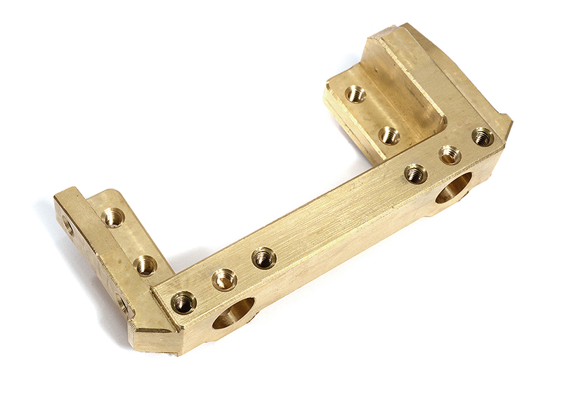 C29879 Brass 91g Alloy Front Bumper Mount w/ Steering Servo Mount for Axial SCX10 II - Image 1
