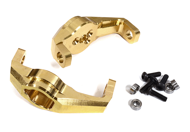 C29880 Brass Alloy 57g Each Caster Blocks for Traxxas TRX-4 Scale & Trail Crawler - Image 1