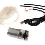 Mini 5VDC 370 Transparent Air Aeration Pump USB w/3x5mm Silicone Tube for Robots