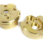 CNC Machined Brass 82g Each Portal Cover (2) for Axial 1/10 SCX10 III
