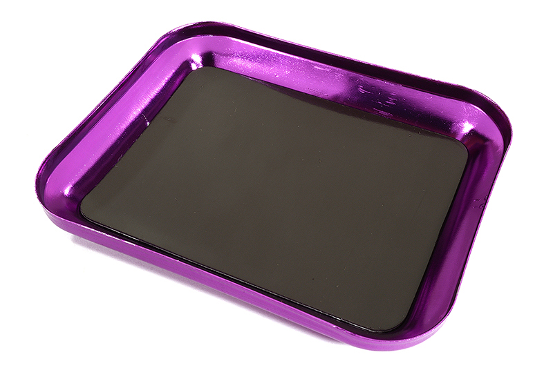 C29958PURPLE Magnetic Parts Storage Tray 105x85mm for Hardware, Screws & Nuts - Image 1