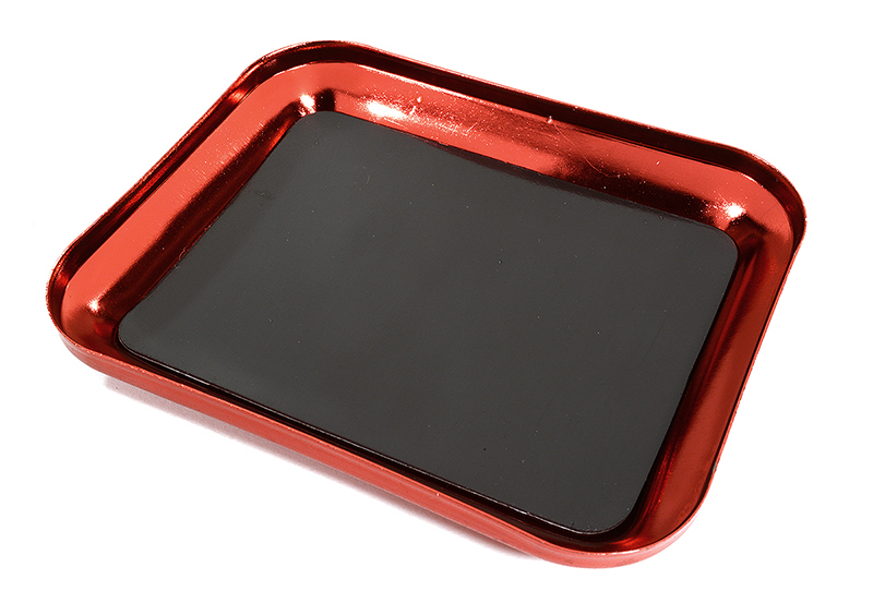 C29958RED Magnetic Parts Storage Tray 105x85mm for Hardware, Screws & Nuts - Image 1