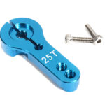 Blue Alloy Servo Horn 25T for Futaba Servo (r=20, 24mm)
