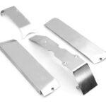 Stainless Steel Armor Skid Plates for 1/10 E-Revo, Revo & Summit Silver