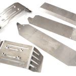 Stainless Steel Armor Skid Plates for Traxxas 1/10 Maxx 4S Truck