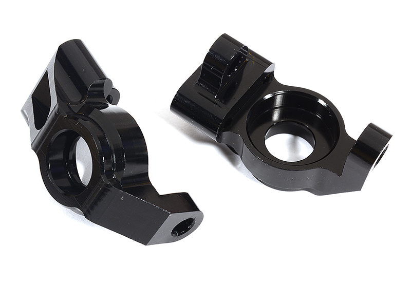 C29976BLACK Billet Machined Steering Blocks for Element RC 1/10 Scale Enduro Sendero - Black - Image 1