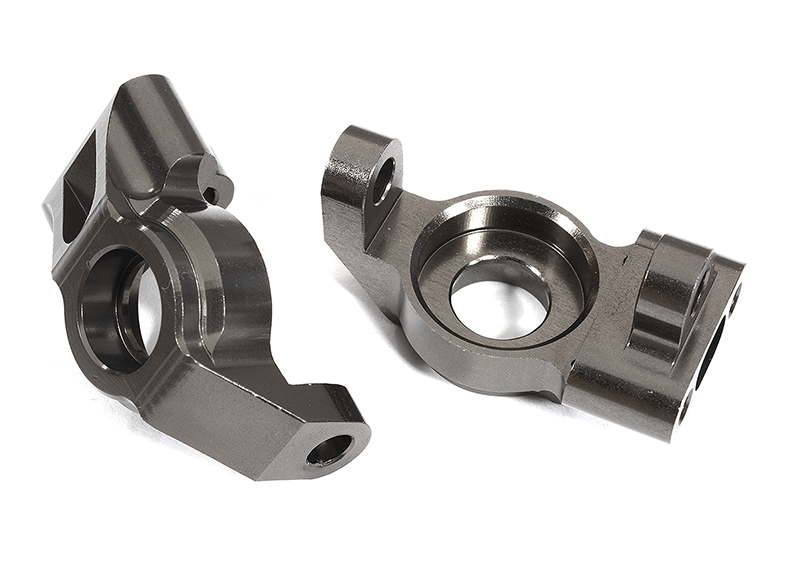 C29976GREY Billet Machined Steering Blocks for Element RC 1/10 Scale Enduro Sendero - Image 1