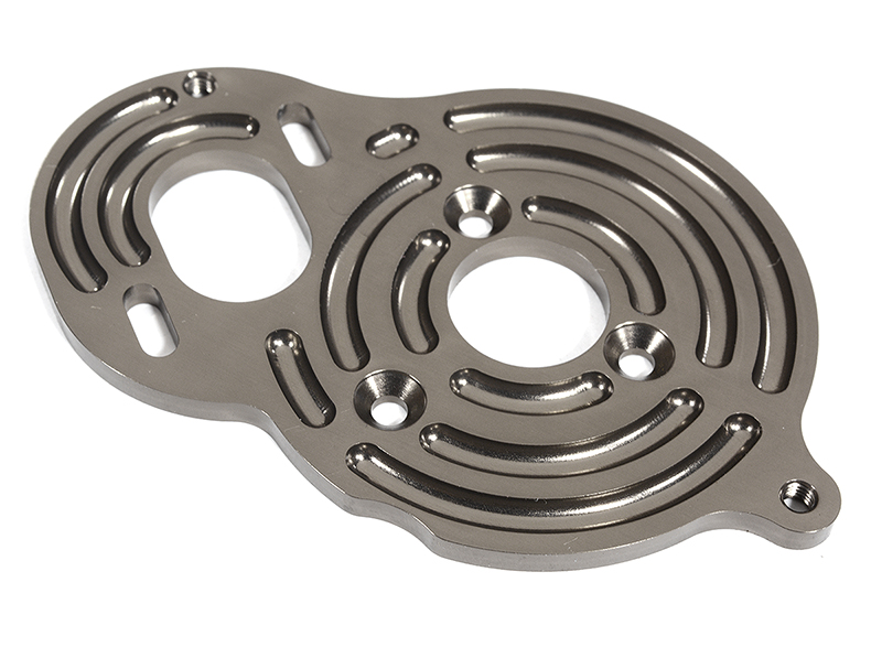 C29977GREY Billet Machined Motor Plate for Team Associated DR10 Drag Race Car RTR - Image 1