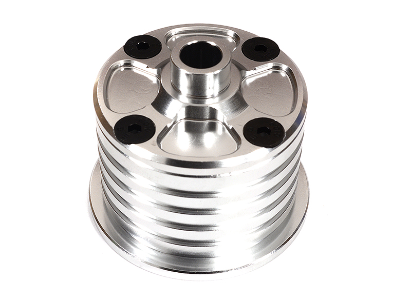 C29982SILVER Silver Billet Machined Differential Housing for Losi 1/5 DB XL-E & 2.0 - Image 1