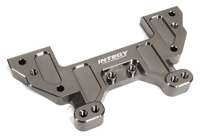 C29984GREY Billet Machined Rear Chassis Brace for Team Associated DR10 Drag Race Car RTR - Image 1