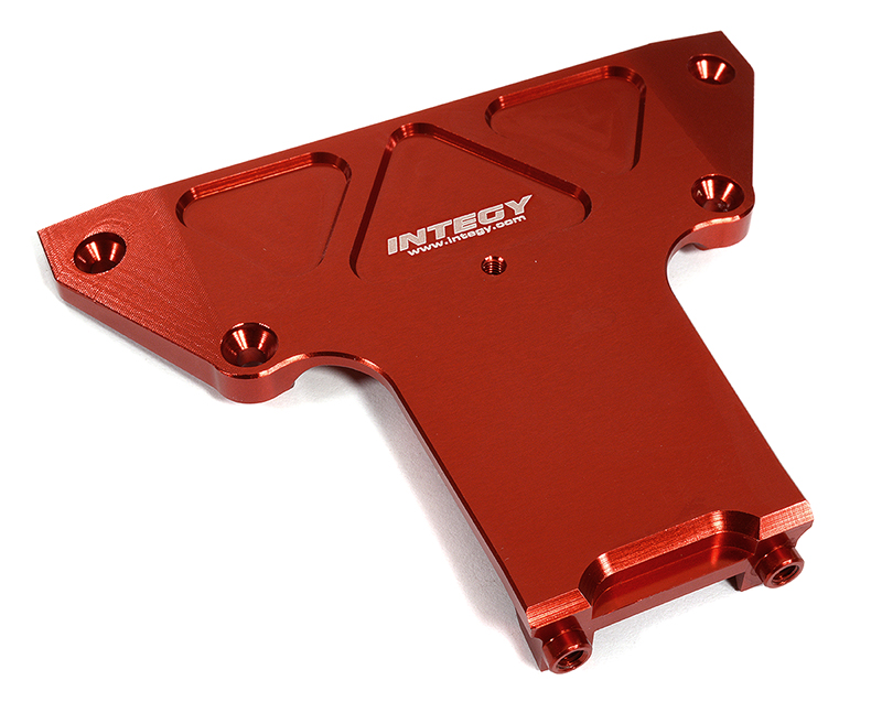 C29986RED Billet Machined Rear Chassis Plate for Team Associated DR10 Drag Race Car RTR - Image 1