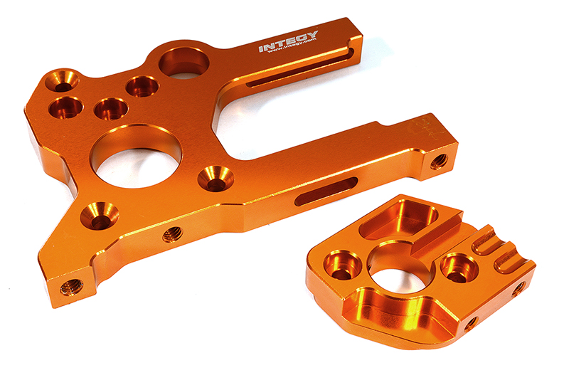 C29990ORANGE Billet Machined Motor Mount for Arrma 1/5 Kraton 4X4 8S BLX Monster Truck - Image 1