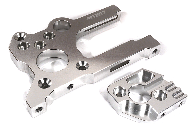 C29990SILVER Billet Machined Motor Mount for Arrma 1/5 Kraton 4X4 8S BLX Monster Truck - Image 1