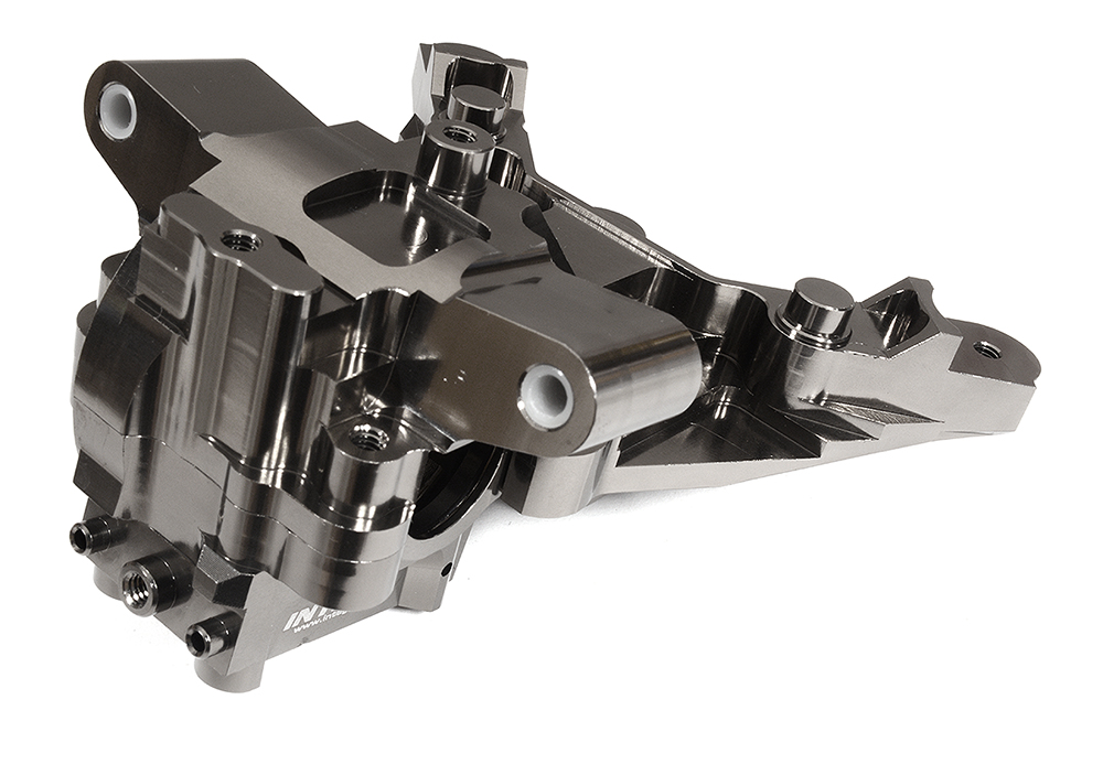 C29993GREY Front Bulkhead for Traxxas 1/10 Maxx 4S - Billet Machined, Grey 8920 - Image 1