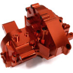 Red Billet Machined Rear Bulkhead & Gear Covers for Traxxas 1/10 Maxx 4S 8928