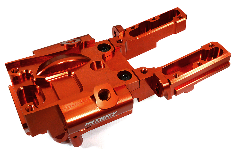 C29995RED Red Billet Machined Front Bulkhead for Traxxas 1/10 Scale E-Revo 2.0 8630 - Image 1