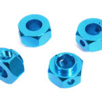 12mm Hex Wheel (4) Hub Alloy 8mm Thick for Traxxas TRX-4 Scale & Trail Crawler
