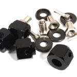 12mm Hex Wheel (4) Hub Alloy 11mm Thick for Traxxas TRX-4 Scale & Trail Crawler