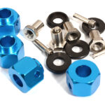 12mm Hex Wheel (4) Hub Alloy 12mm Thick for Traxxas TRX-4 Scale & Trail Crawler