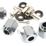 12mm Hex Wheel (4) Hub Alloy 14mm Thick for Traxxas TRX-4 Scale & Trail Crawler