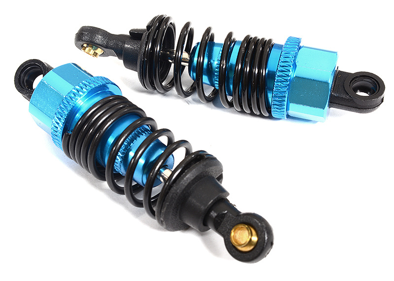 C30020BLUE Alloy Shocks w/ Hard Springs for 1/10 Touring Car & Drift Car (L=58mm) - Image 1