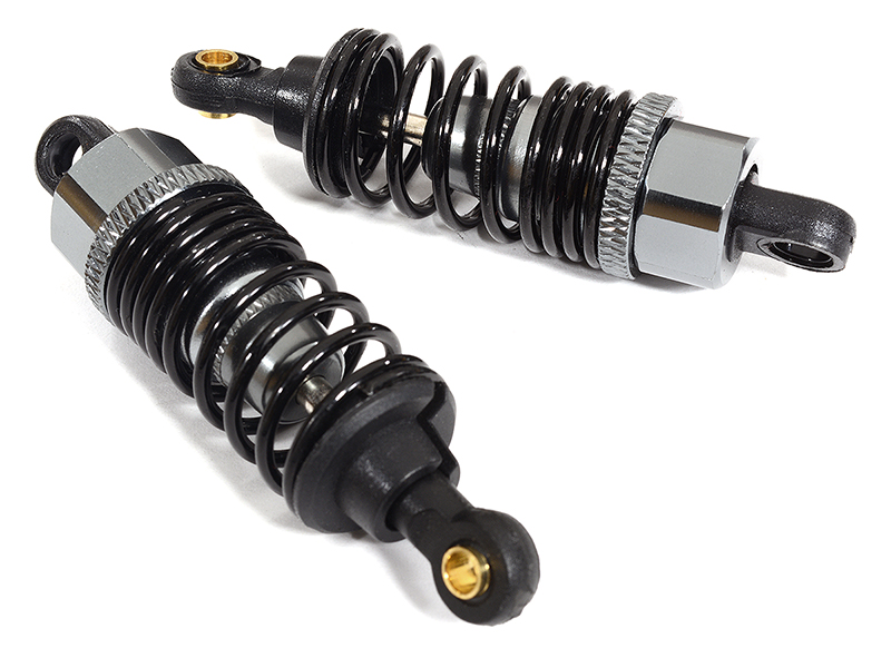 C30020GUN Alloy Shocks w/ Hard Springs for 1/10 Touring Car & Drift Car (L=58mm) - Image 1