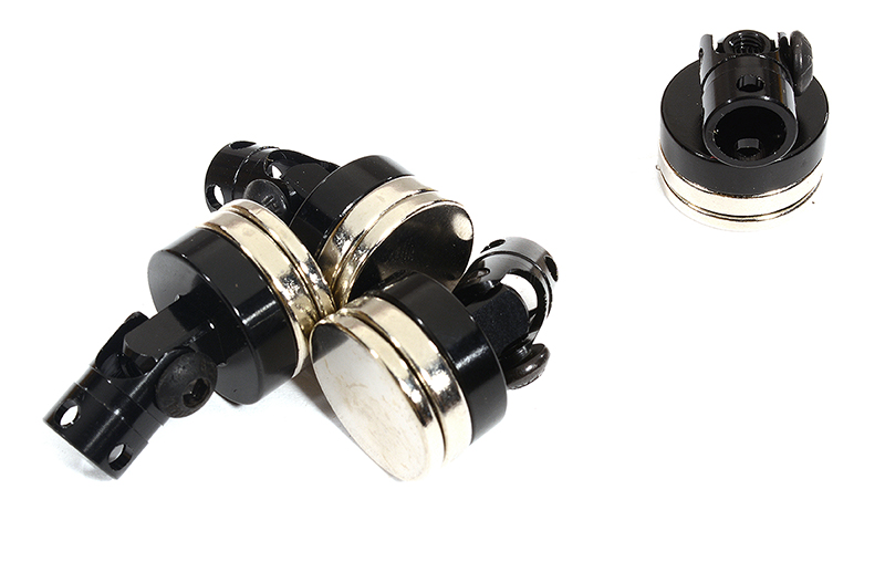 C30021BLACK Magnetic Force Type 6mm Size Body Mount Set for 1/10 Crawler, Drift & TC - Image 1