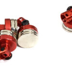 Magnetic Force Type 6mm Size Body Mount Set for 1/10 Crawler, Drift & TC