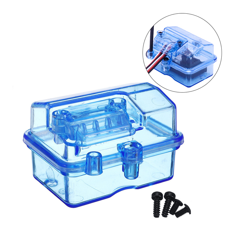 C30028 Clear Plastic Waterproof Receiver Box for RC Boat - Image 1