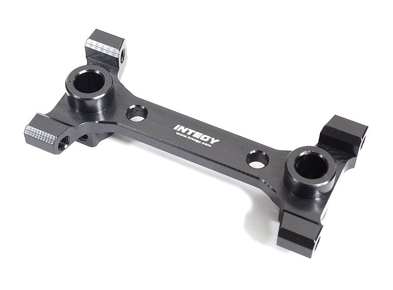 C30052GUN Billet Machined Rear Shock Tower Brace for Axial 1/10 SCX10 III - Gunmetal - Image 1