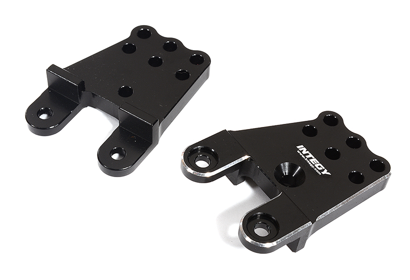 C30053BLACK Black Billet Machined Shock Towers for Tamiya CC02 Scale Off-Road Vehicle - Image 1