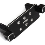 Billet Machined Black Front Steering Servo Mount for Tamiya Scale Off-Road CC02