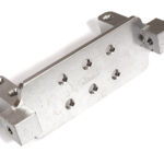 Billet Machined Silver Front Steering Servo Mount for Tamiya CC02 Scale Off-Road