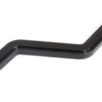 Billet Machined Black Rear Towing Receiver Hitch for Tamiya Scale Off-Road CC02