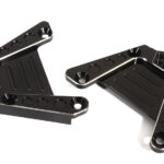 Billet Machined Black Rear Shock Towers for Axial 1/10 SCX10 III