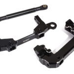 Machined F&R Bumper Mounts w/ Steering Servo Mount & Linkage for Axial SCX10 III