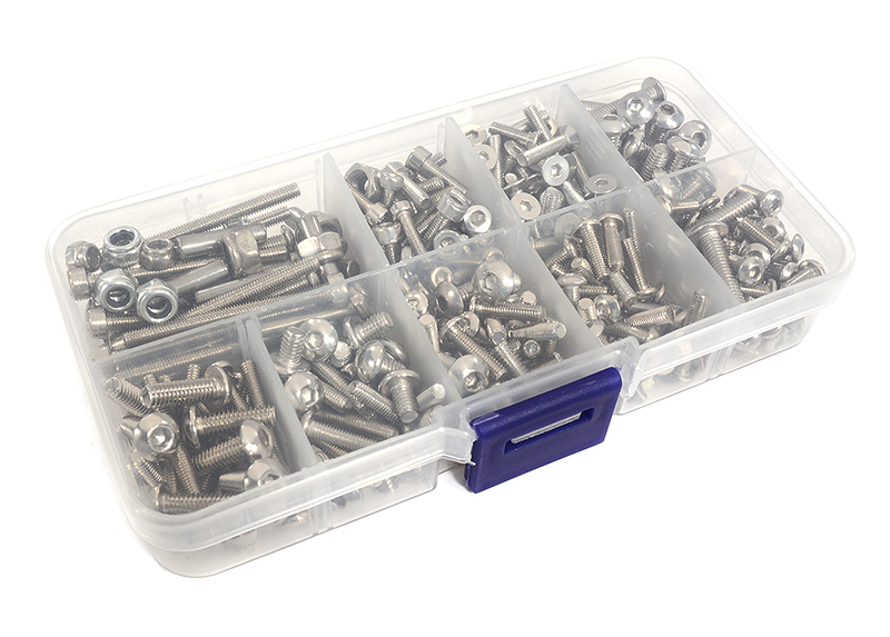 C30064 Replacement Stainless Steel Screw & Hardware Set for Traxxas 1/10 E-Revo 2.0 - Image 1