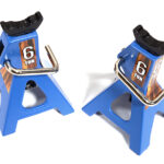 Realistic Model 6 Ton Jack Stands (2) for 1/10, 1/8 Scale & Rock Crawler